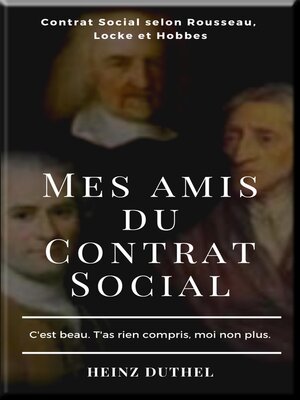 cover image of MES AMIS DU CONTRAT SOCIAL